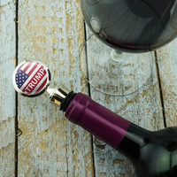 President Trump American Flag Wine Bottle Stopper