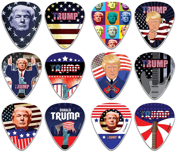 Donald Trump Guitar Picks Series  (12-Pack) 