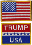 Trump 2024 MAGA Patriotic Patches  Iron On/Sew On 6pc. 