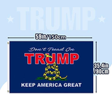 FSFLAG Trump 2024 Flag, Trump Flag 3x5 Feet Keep America Great, Trump 2024 Flag for Room Wall Boat, Double Stitched Polyester Trump Flags Don't Tread On with 2 Grommets