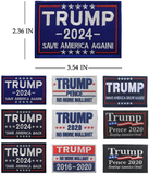 18 Pieces - Trump Iron on Sew-on Patches Trump 2024 