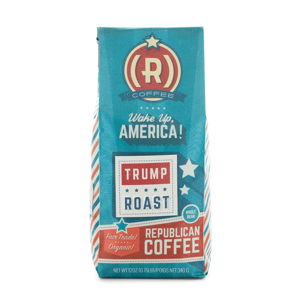 Trump Roast Coffee | Republican Coffee| Fair Trade |Whole Bean | 12oz