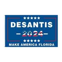 Desantis 2024 Make America Florida 3x5 Ft Flag with Brass Grommets For Indoor and Outdoor Decor