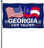 ANUFER Double Sided Donald Trump 2024 President Election Flag America States Voting Flag 3x5 foot with Grommets Pattern 23