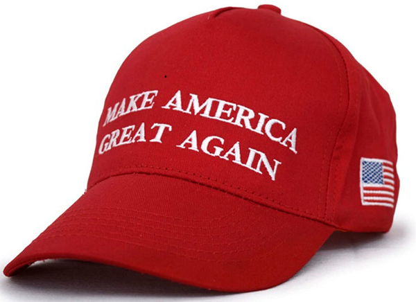 Besti Donald Trump 2020 Keep America Great Cap Adjustable Baseball Hat with USA Flag - Breathable Eyelets
