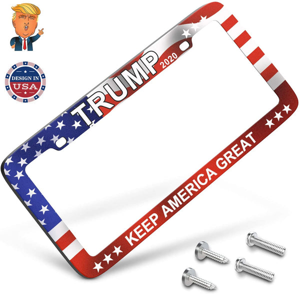 Donald Trump 2020 Make America Great Again Design Car Licenses Plate Frame