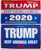 Variety Pack of 8 Trump Flags 3x5'