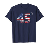 45 Squared Trump 2020 Second Term USA Vintage T-Shirt