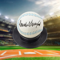Donald Trump Novelty Autographed Baseball Trump's Signature