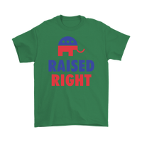 Raised Right Republican Elephant GOP T-Shirt