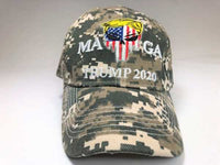Digi Camouflage MAGA 2020 Trump  Punisher Hat 3D Embroidery