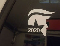 President Donald Trump Funny Hair Head 2020 Decal Sticker Car Window