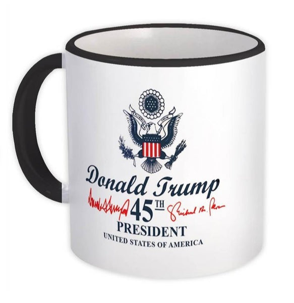 45th President Donald Trump Coffee Mug Cup