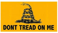 The Don’t Tread on Me bumper sticker