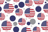 President Trump American Flag Wrapping Paper