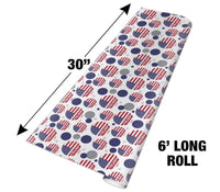 President Trump American Flag Wrapping Paper