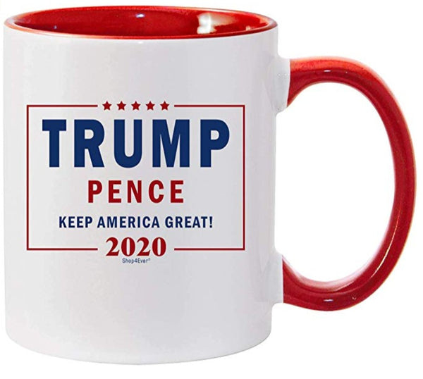 Trump Pence Keep America Great! 2020 Red Ceramic Coffee Mug Tea Cup