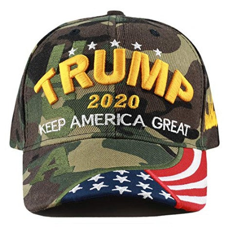 Hat Trump Wore on the Campaign Digi Camo Gold Embroidery Signature Hat