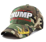 Trump 2020  Camouflage Gold Signature Hat 3D USA High Quality