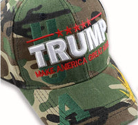 Trump 2020  Camouflage Gold Signature Hat 3D USA High Quality