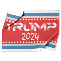 Trump 2024 Fleece Blanket Choose Sherpa or Fleece