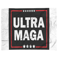 Trump Ultra MAGA Fleece Sherpa Blanket