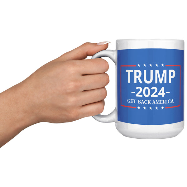 blue mug