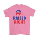 Raised Right Republican Elephant GOP T-Shirt
