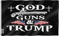 God, Guns, and Trump Flag