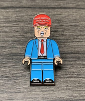 Trump Man Maga Hat Full Body Donald Trump Lapel Pin