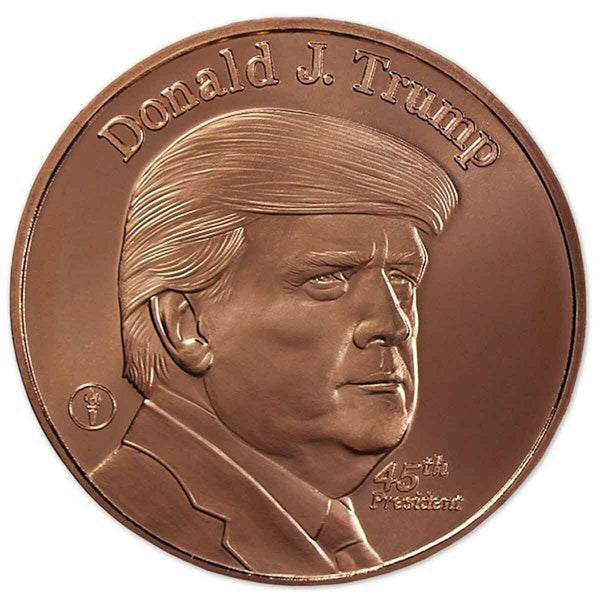 PRESIDENT TRUMP 100% COPPER ROUND COIN ~ High Quality