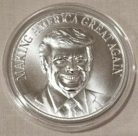 Donald Trump Make Making America Great Again .999 silver 1oz coin