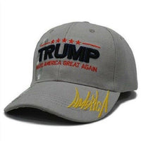 Trump 2020 Make America Great Again Hat Grey Baseball Hat