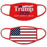 President Trump Red Keep America Great Face Mask (2 sided)