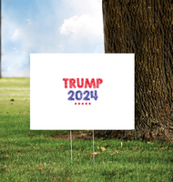 Kids Trump 2024 Yard Sign w/ Stake for Lawn